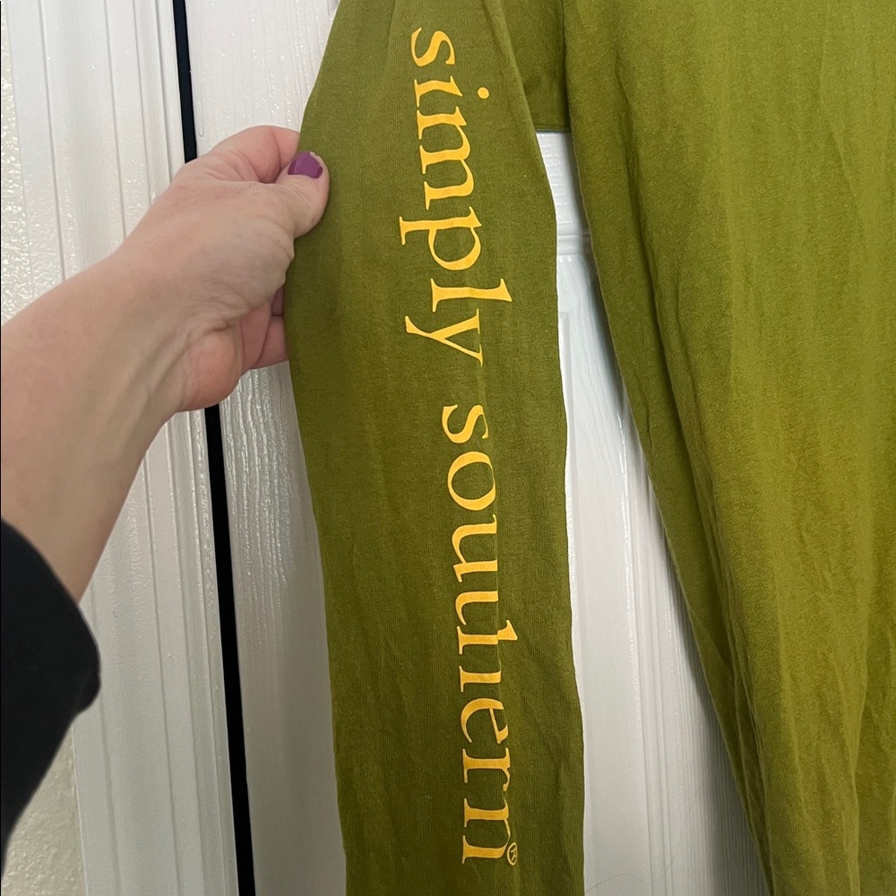 Simply Southern chin up buttercup Long Sleeve Tee - Picture 8 of 11